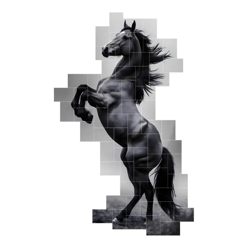 Puz - Horse 01 - 65pcs