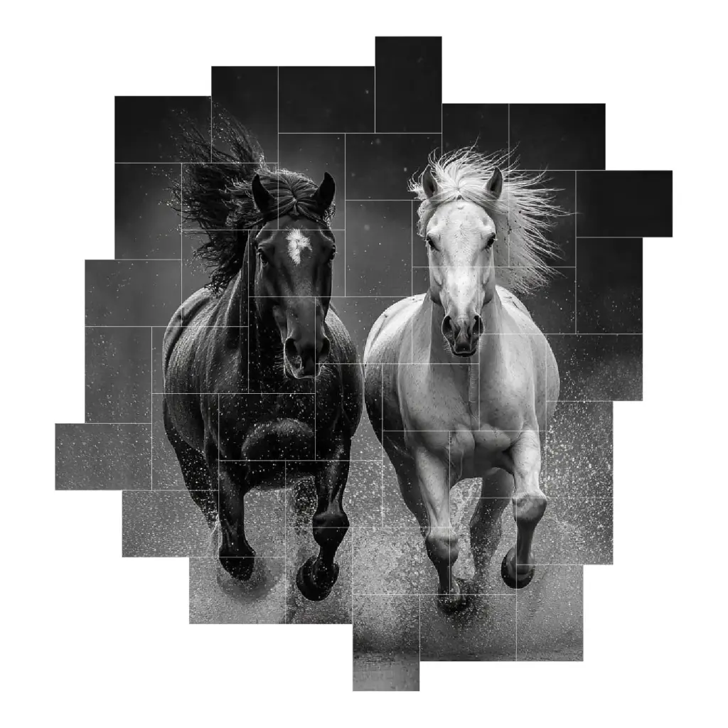Puz - Horse 03 - 45pcs