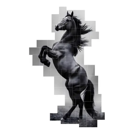 Puz - Horse 01 - 65pcs